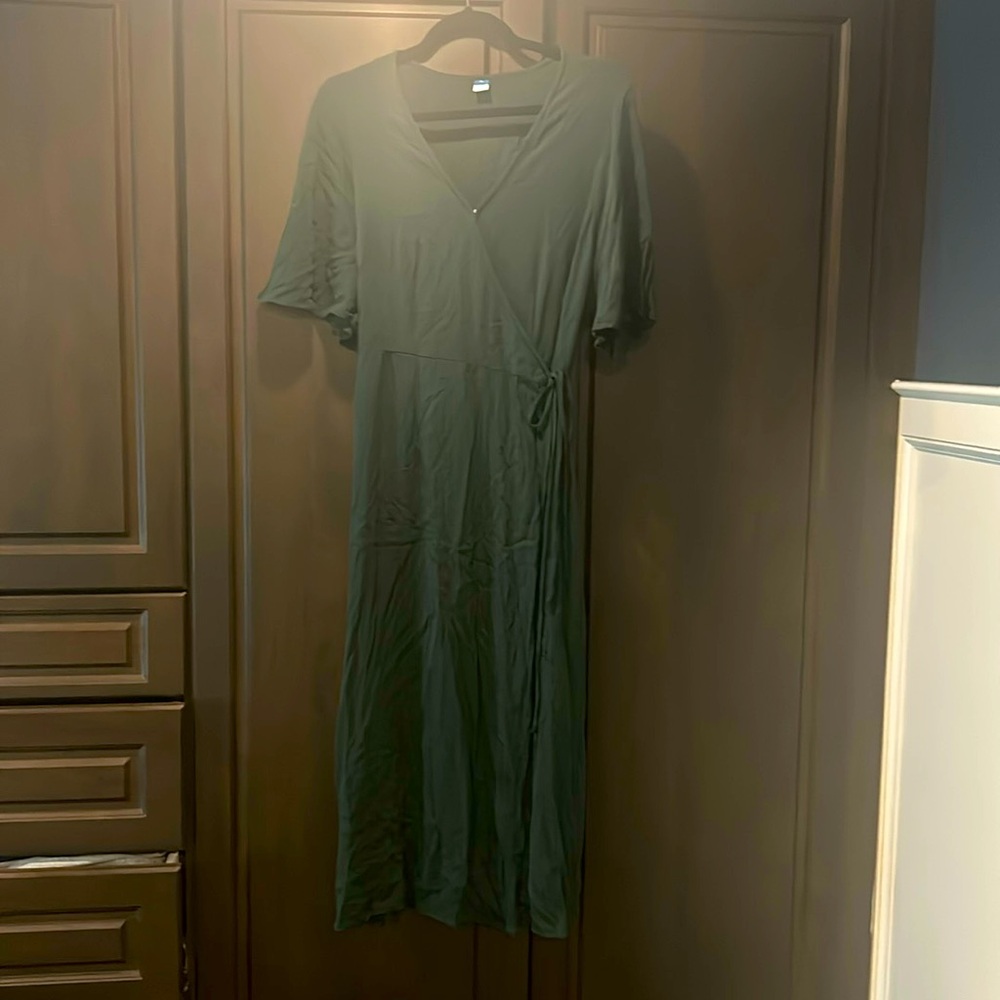 Old Navy green Wrap Dress Size XL